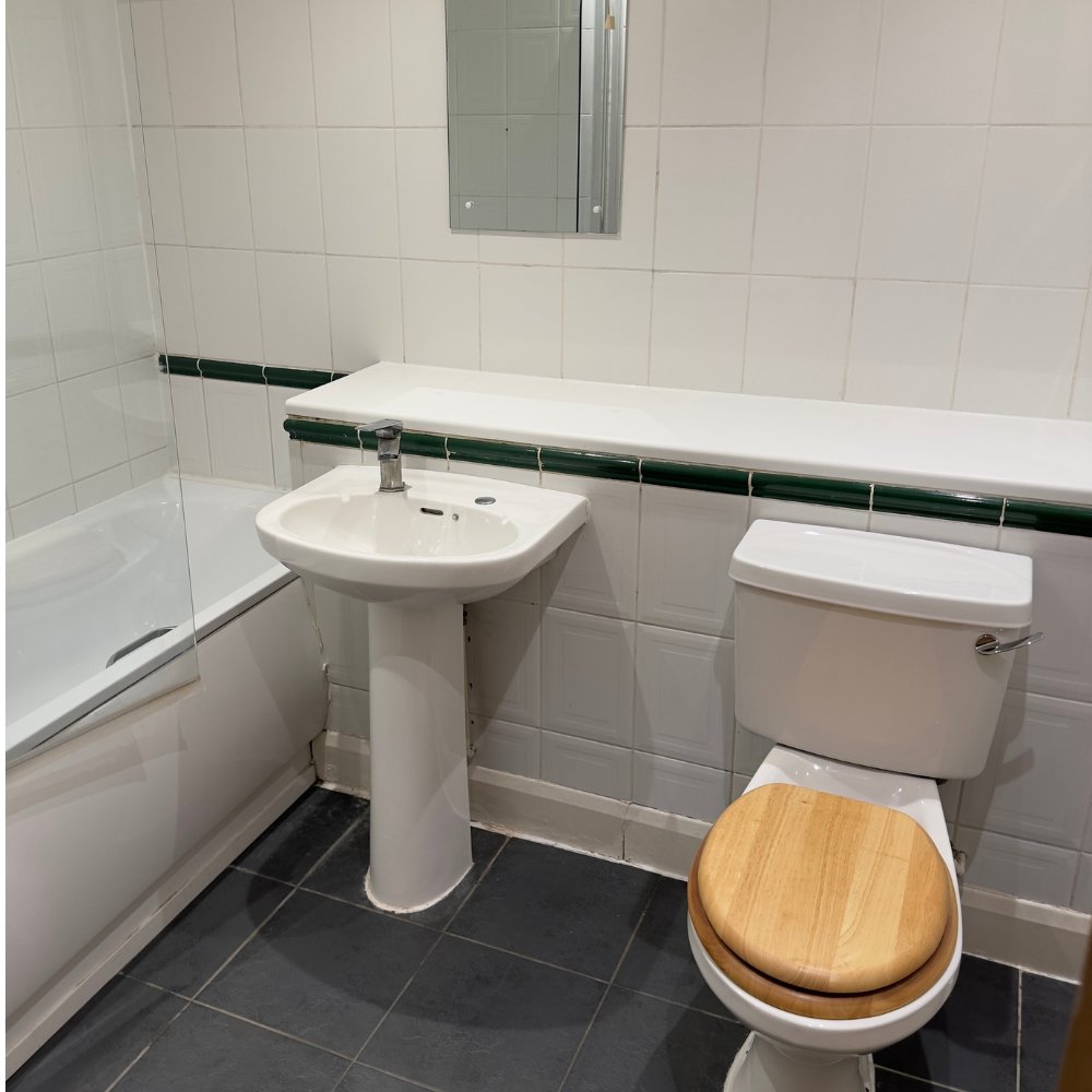 Clean sparkling bathroom