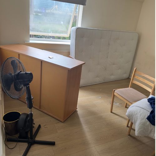 Furniture clutter in room